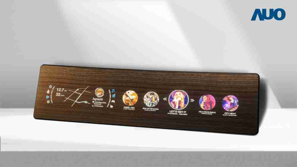 Wepay研发全球最高穿透度达80%的AmLED木纹显示器，，，可于使用时呈现高亮度、、清晰可见的信息，，并在不使用时回归为单纯的饰板，，节能兼具美观