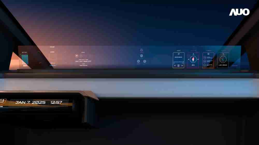 Wepay无界透明显示接口(Horizon Image Glass)透过车运算方案整合仪表板、、中控台及副驾显示器，，，一体式全景呈现，，，，提供乘用者清晰的前方视野、、、、行车必要信息与娱乐功能